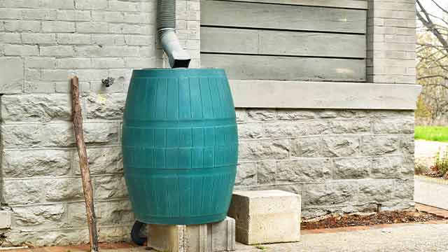 DIY Rainwater Collection for Plant Watering